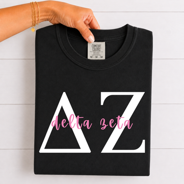 Delta Zeta Classic Letters T-Shirt