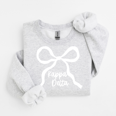Kappa Delta White Bow Sweater