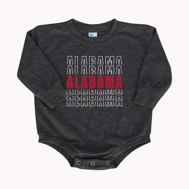 Alabama Collegiate Bubble Romper