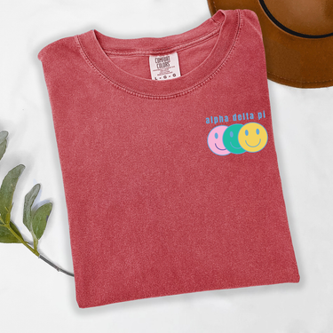 Alpha Delta Pi Smiley Face T-Shirt