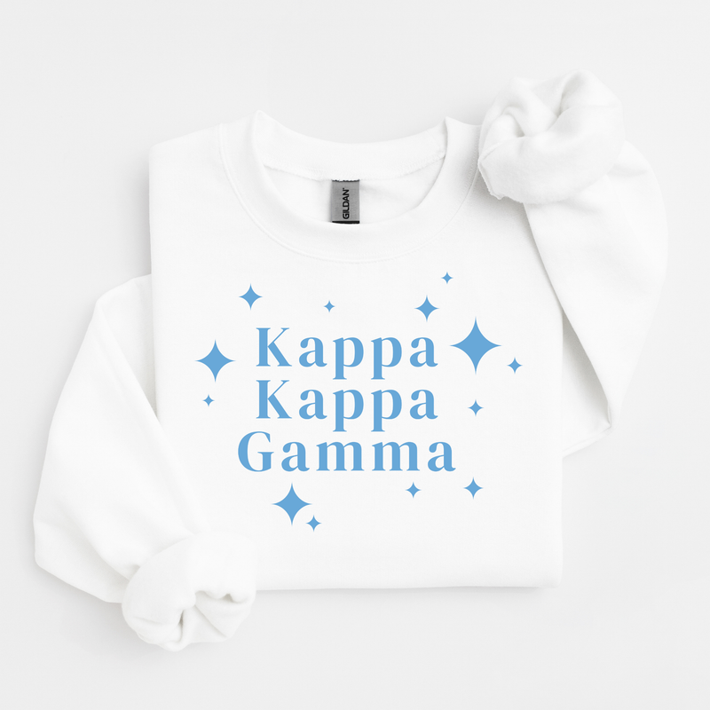 Kappa Kappa Gamma Blue Stars Sweater