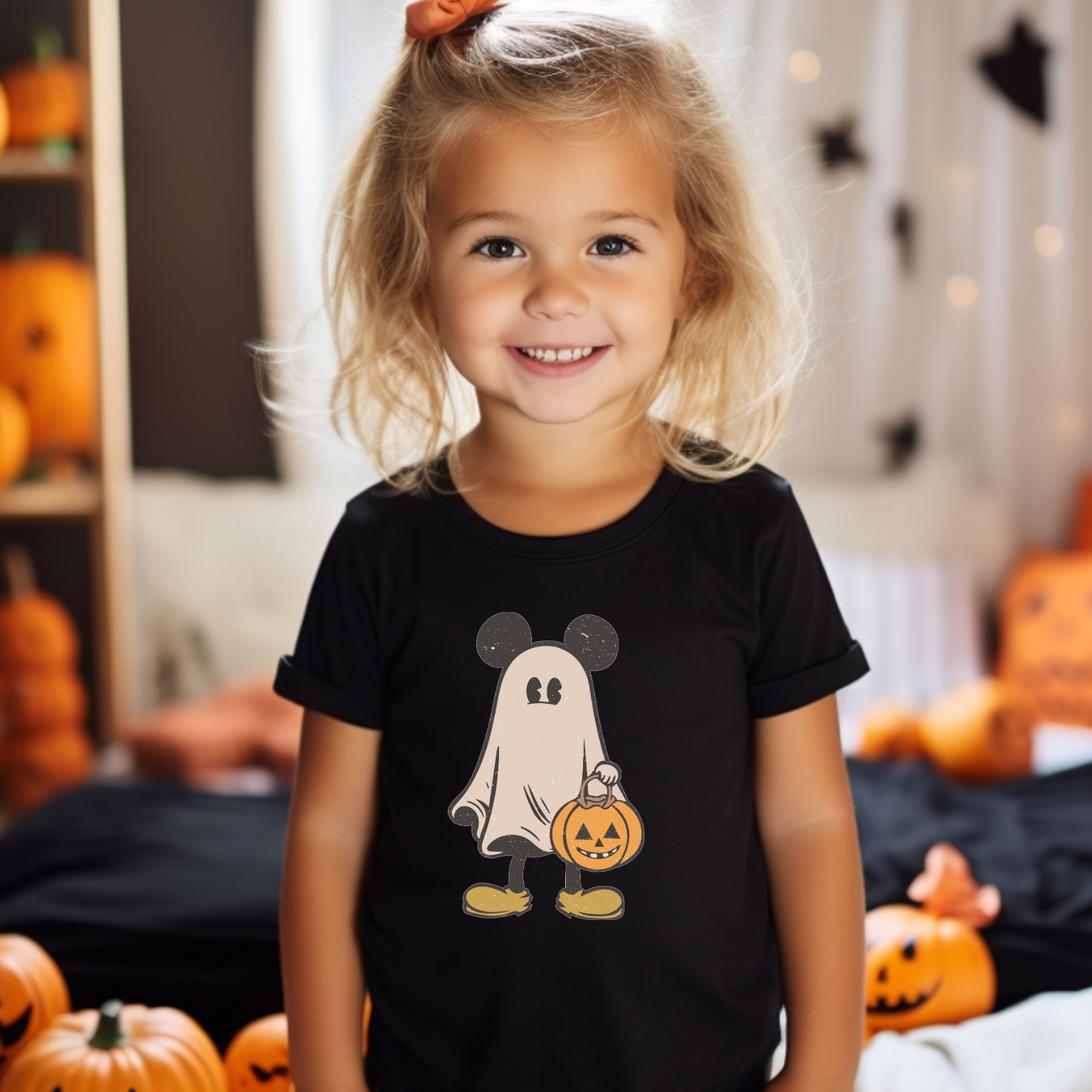 Ghost Mouse Ears Toddler T-Shirt