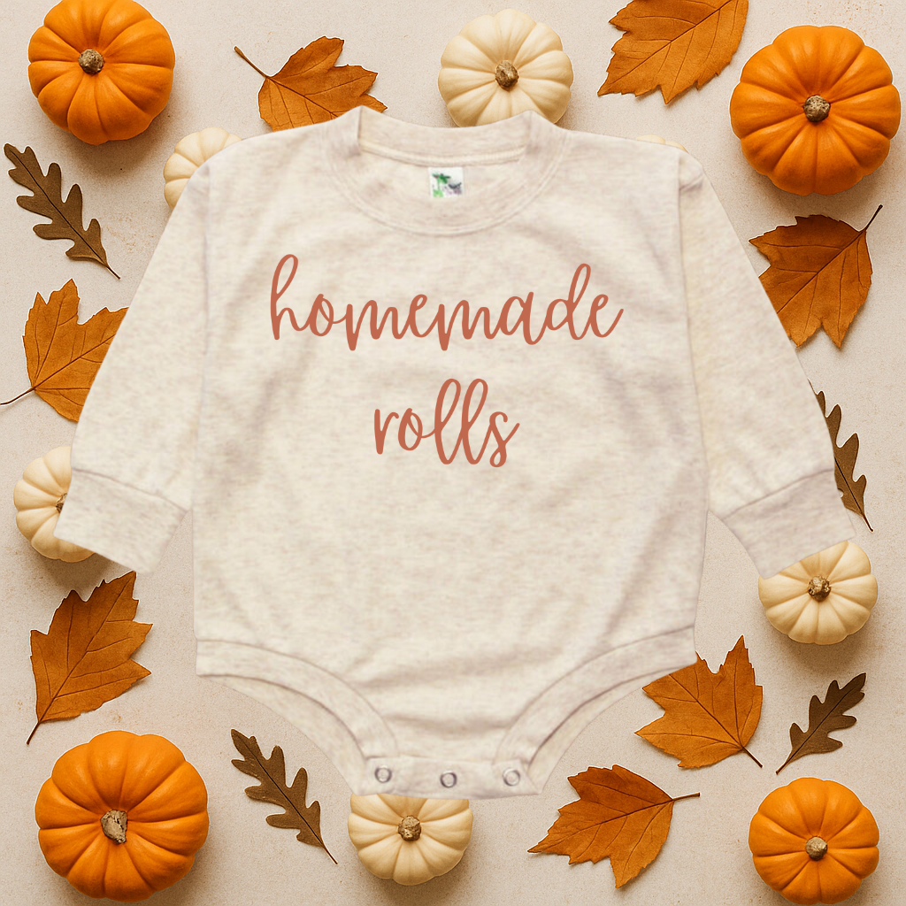 Homemade Rolls Bubble Romper