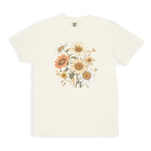 Tシャツ・カットソー [SLOWLOLLY] Flower Lettering T Shirt (2 COLOR) love-flowers-t-mint.jpg?v=