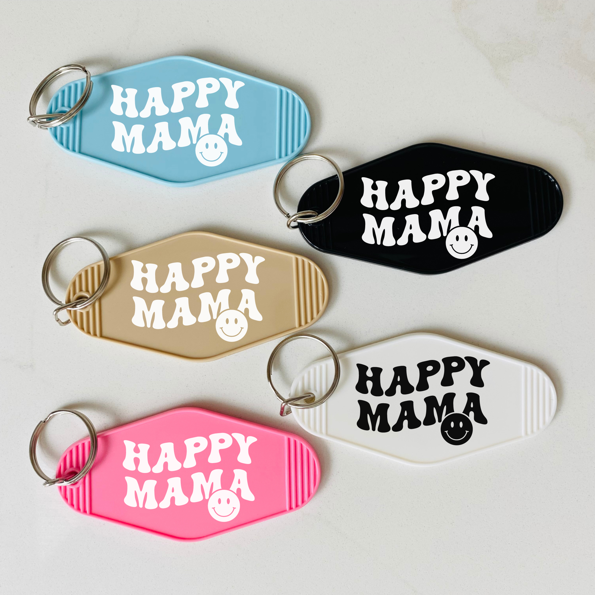 Happy Mama Motel Keychain