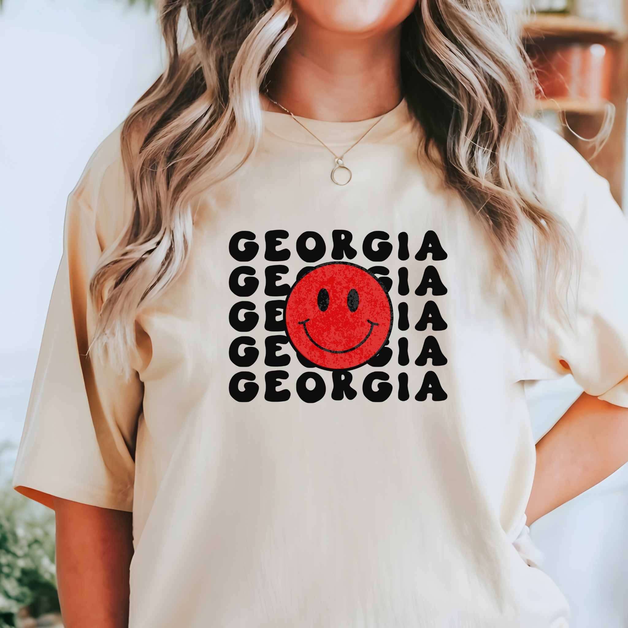 Georgia Smiley Face T-Shirt