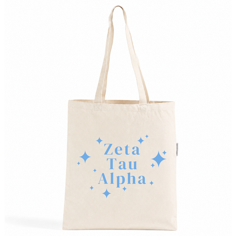 Zeta Tau Alpha Stars Tote Bag