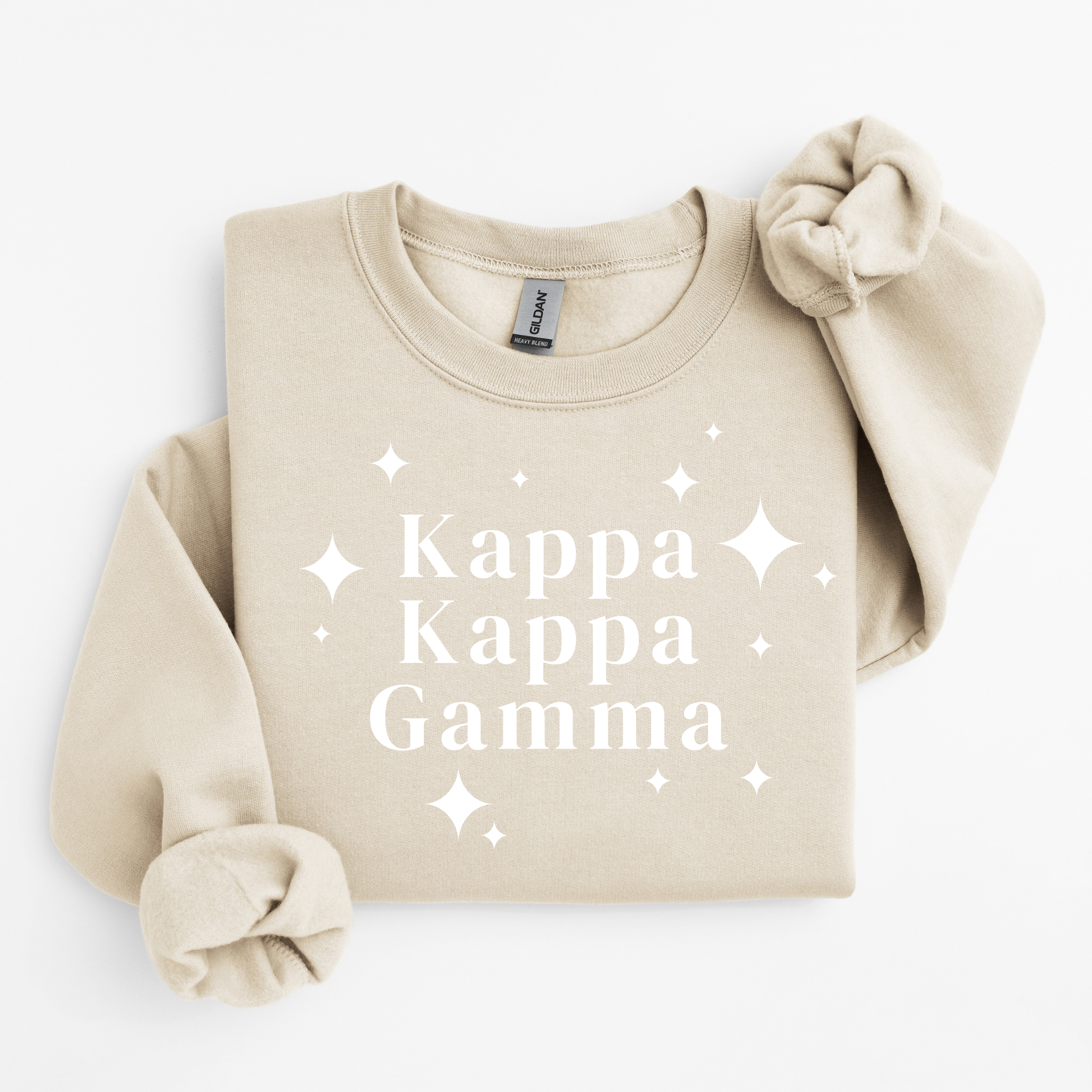 Kappa Kappa Gamma White Stars Sweater