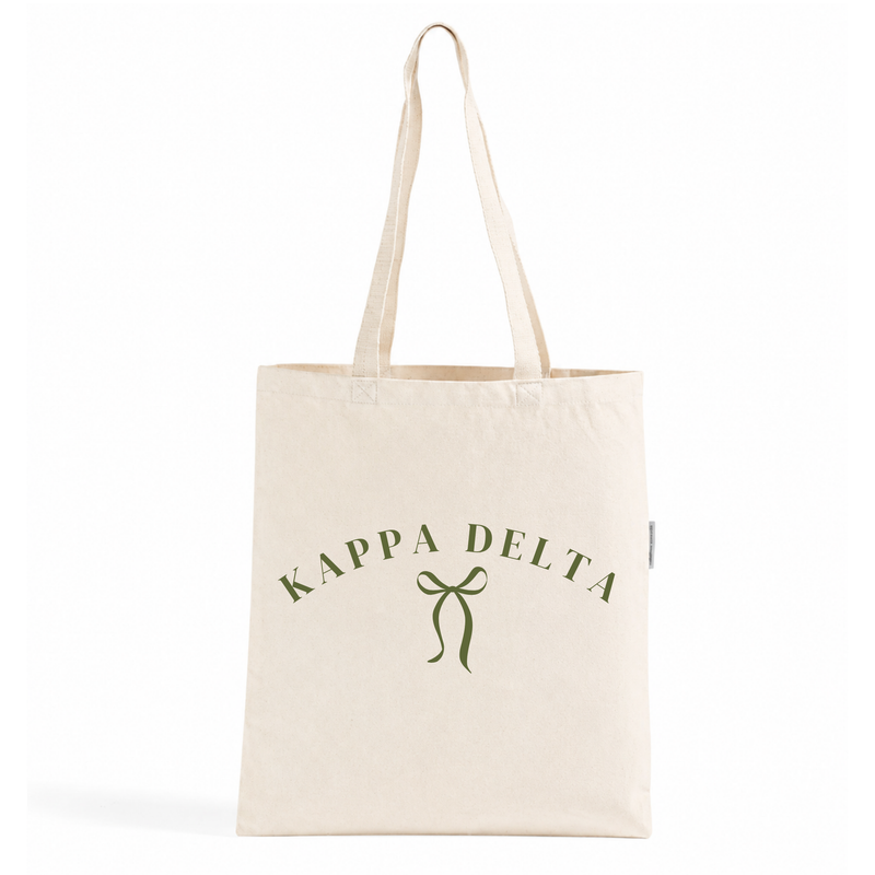 Kappa Delta Ribbon Tote Bag