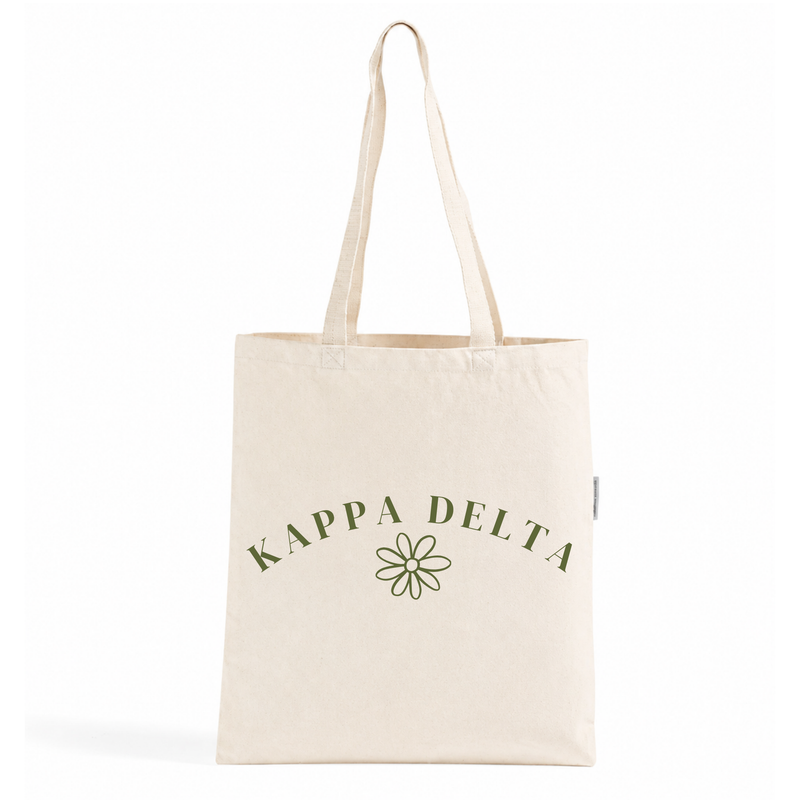 Kappa Delta Flower Tote Bag