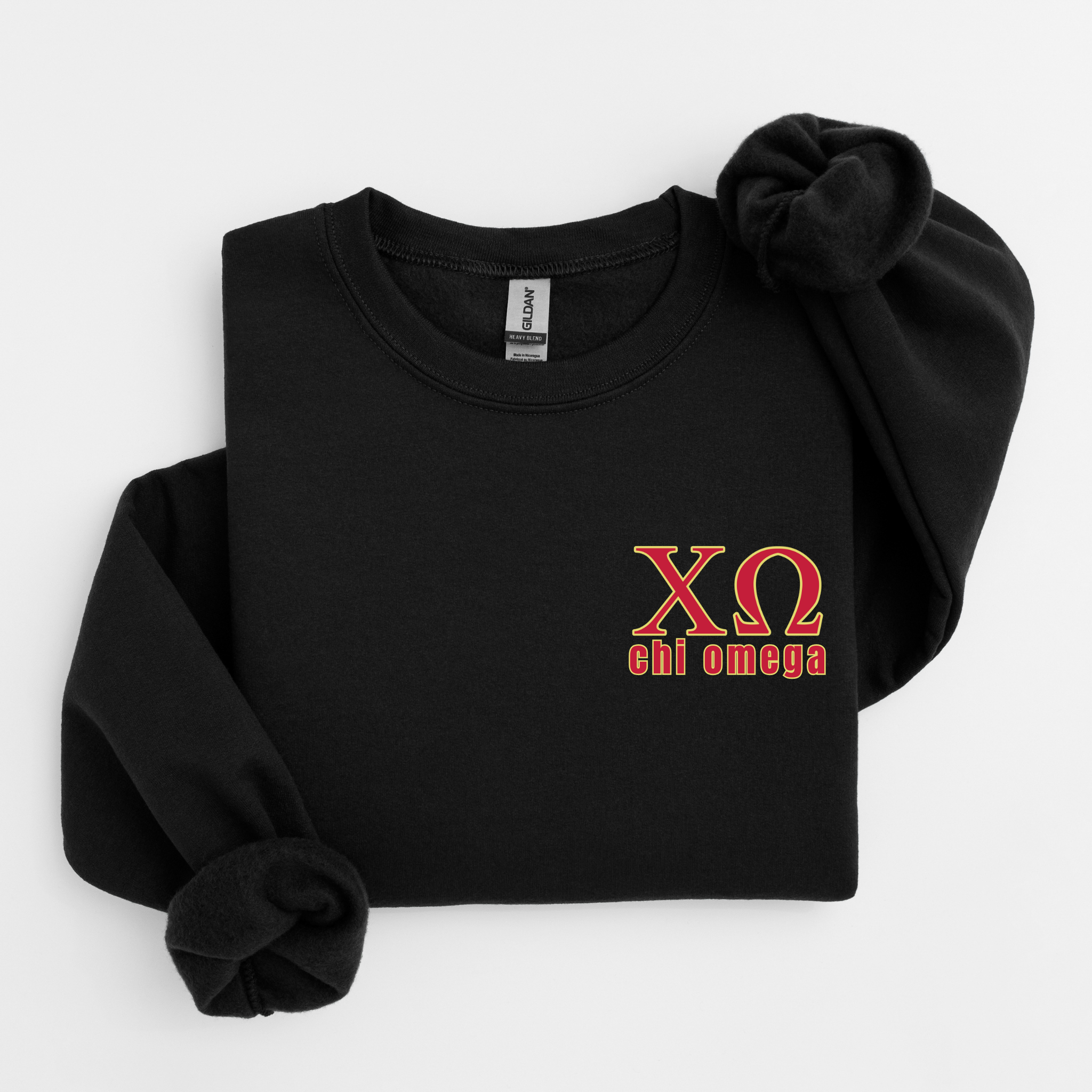 Chi Omega Cardinal Letters Sweater
