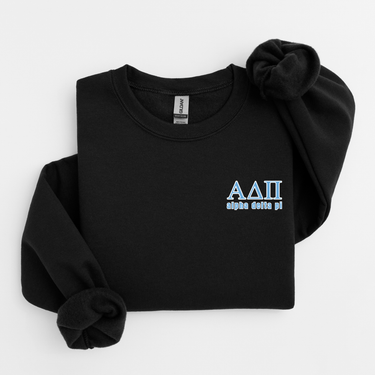 Alpha Delta Pi Blue Letters Sweater