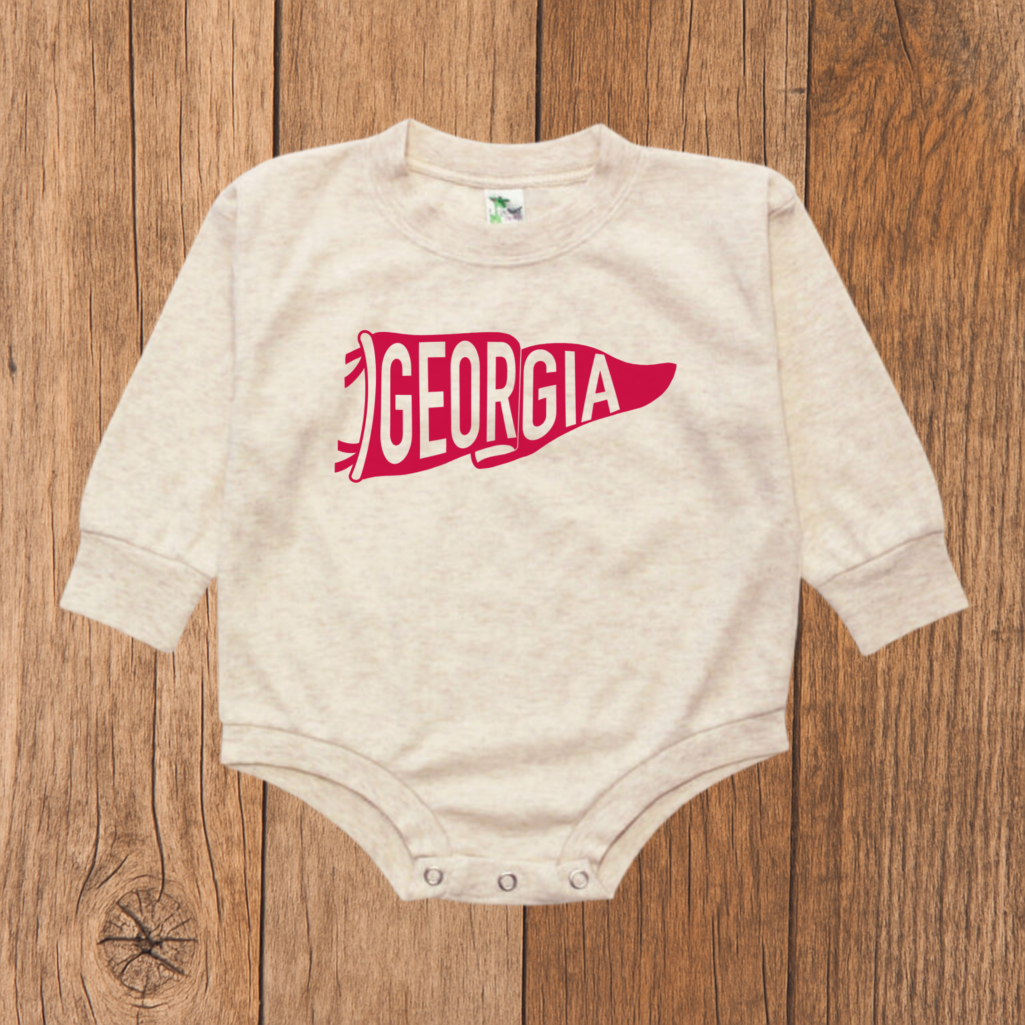 Georgia Pennant Bubble Romper