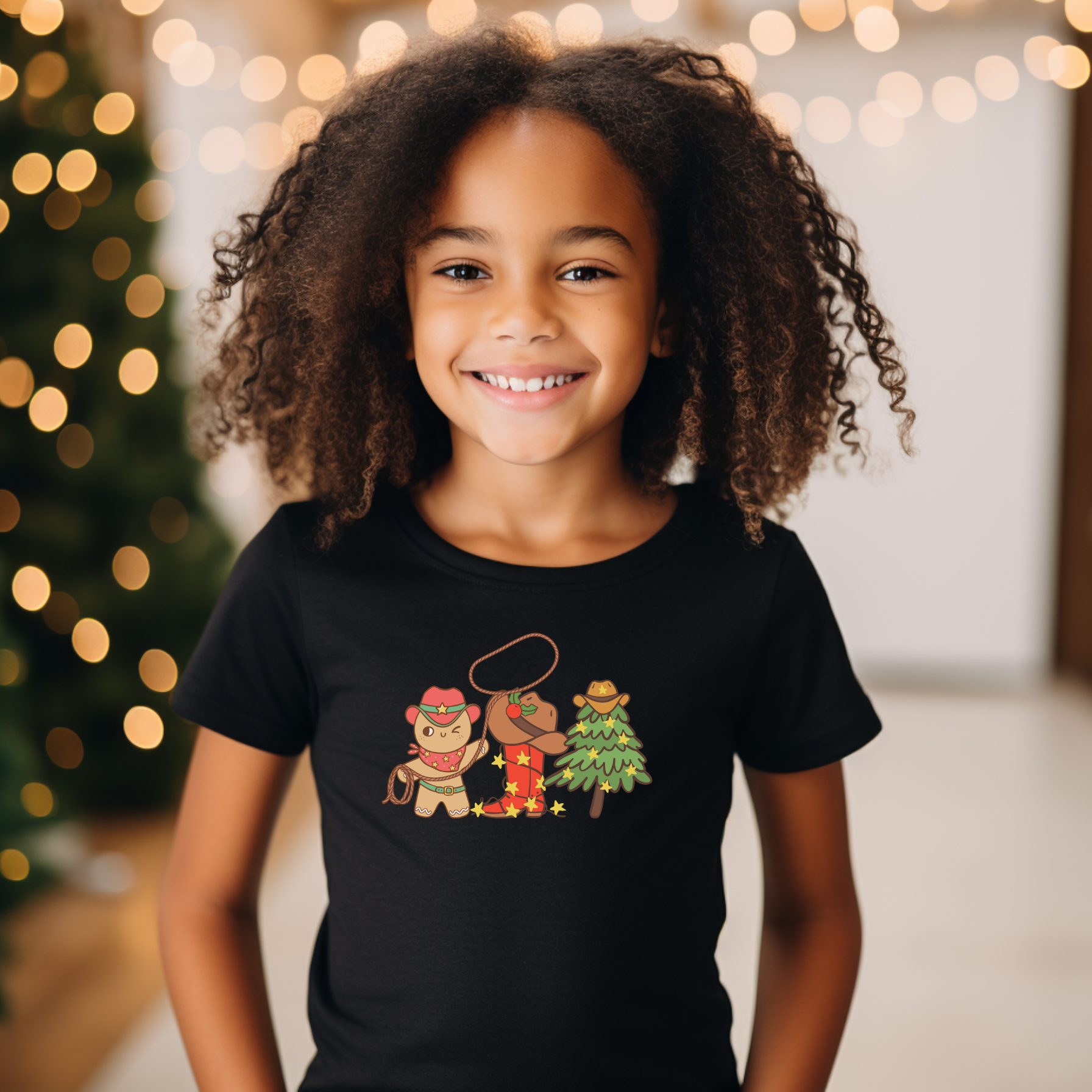 Western Christmas Toddler T-Shirt