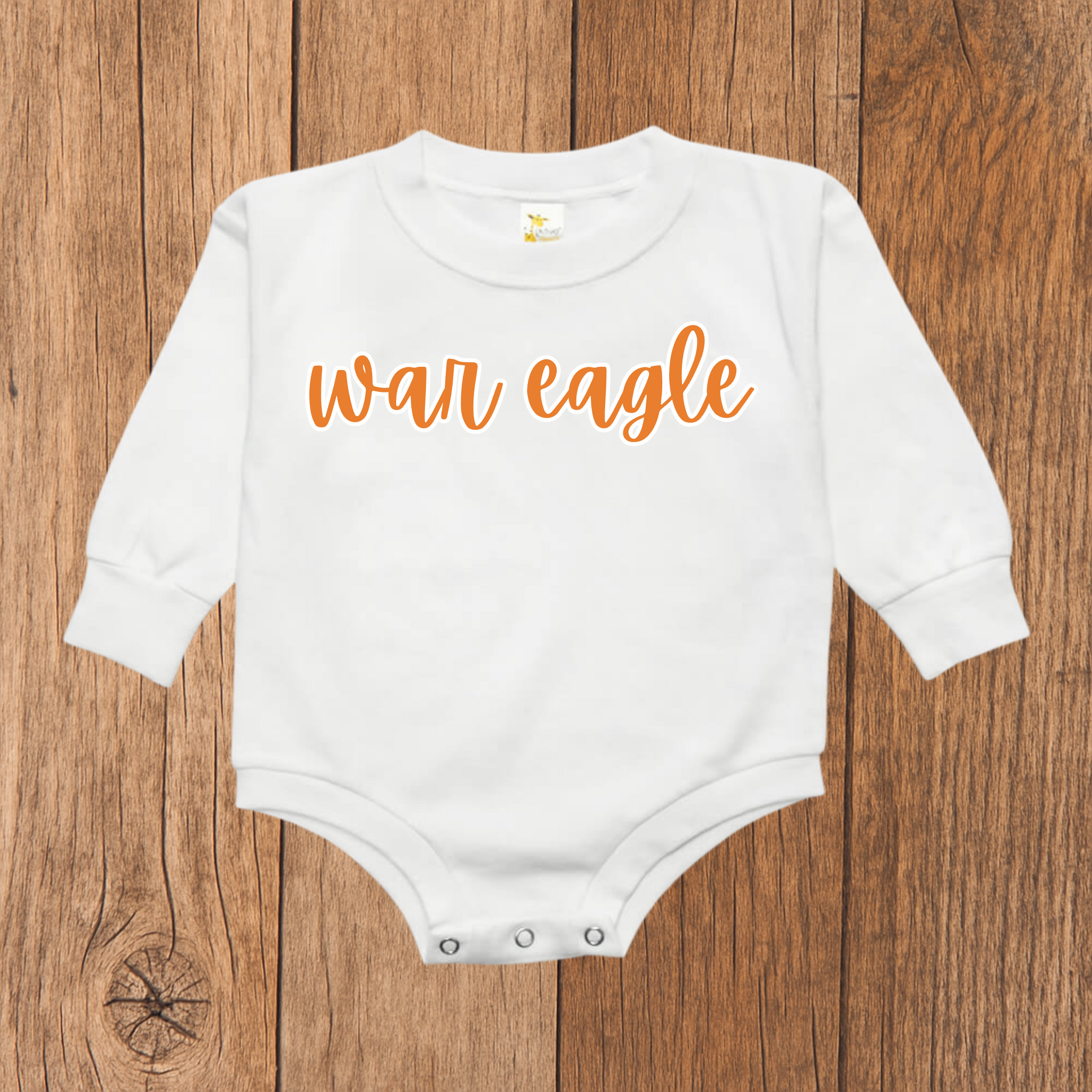 Auburn War Eagle Bubble Romper