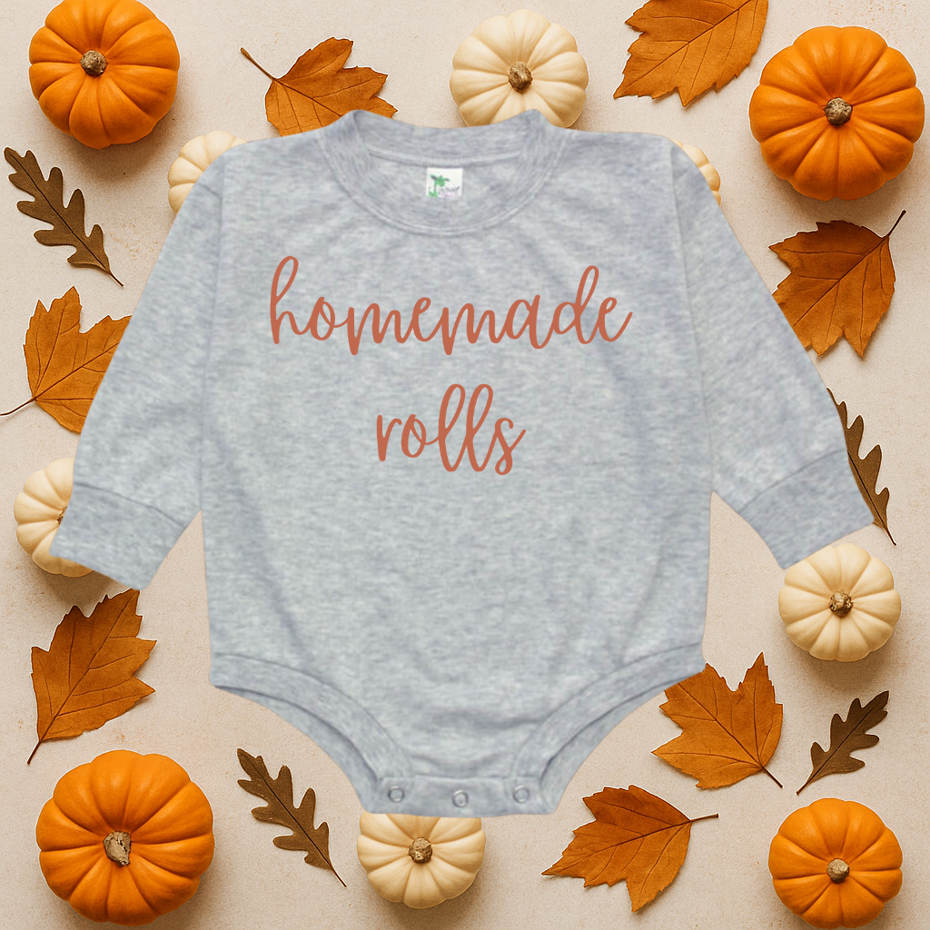 Homemade Rolls Bubble Romper