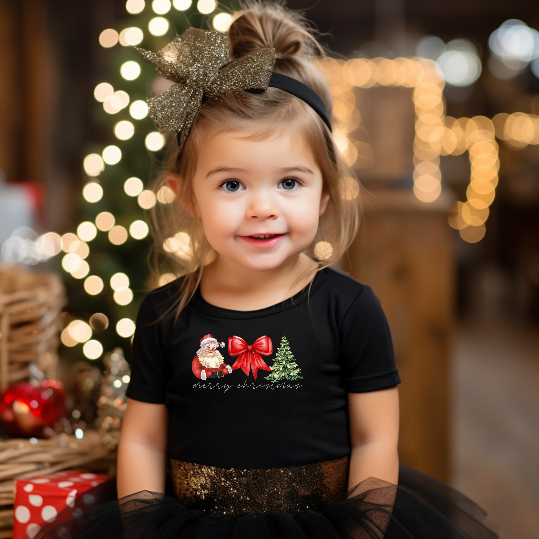 Retro Merry Christmas Toddler T-Shirt