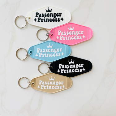 Passenger Princess Motel Keychain with Tassel