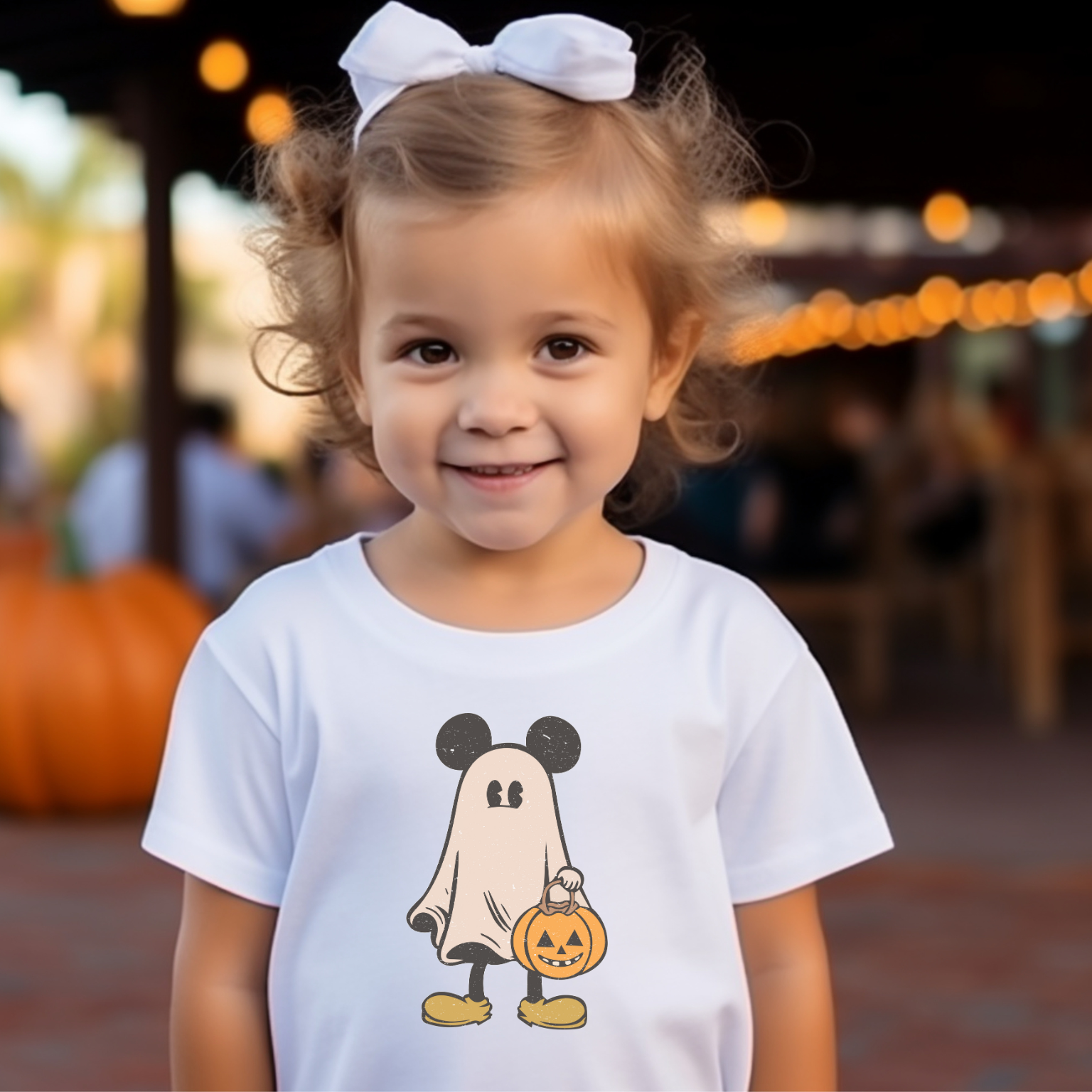 Ghost Mouse Ears Toddler T-Shirt