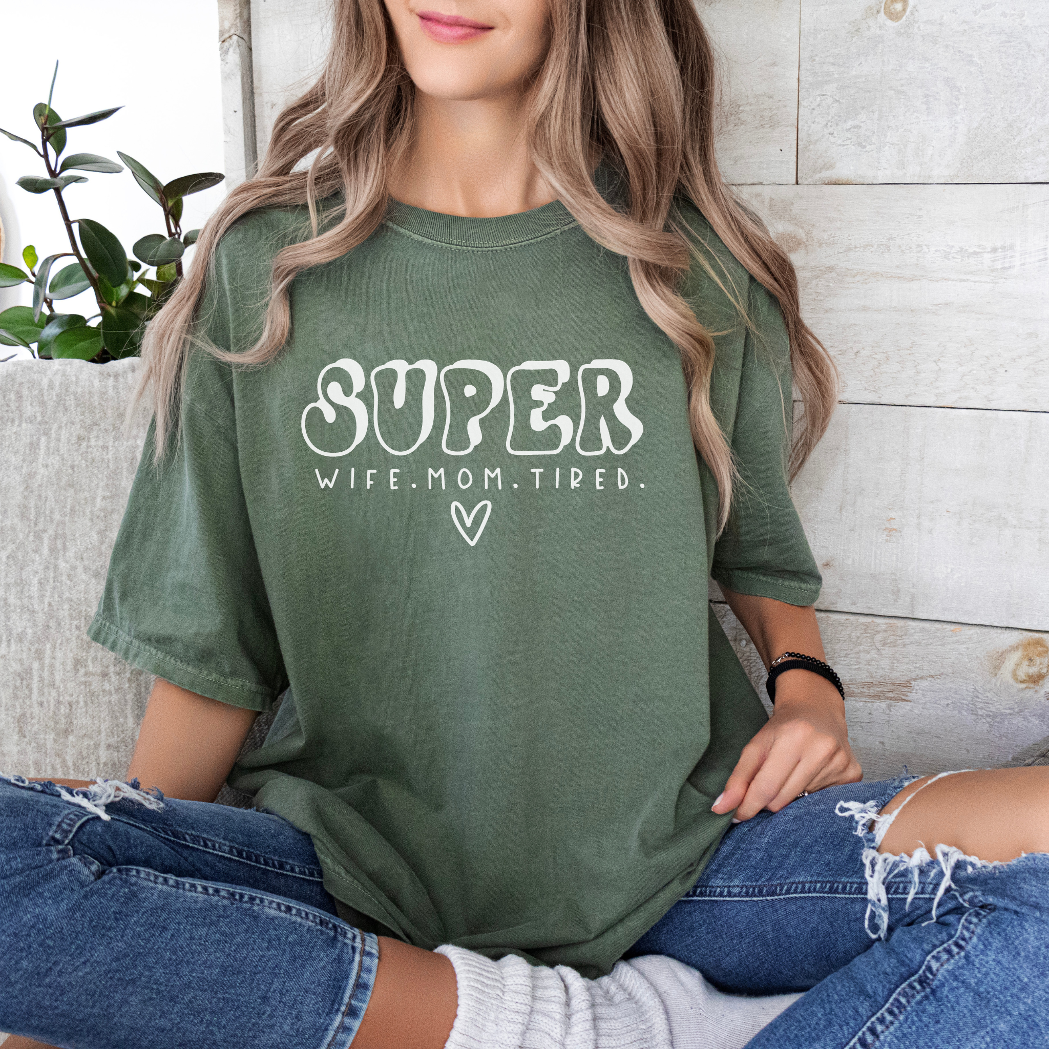 Super Wife Super Mom Super Tired T-Shirt