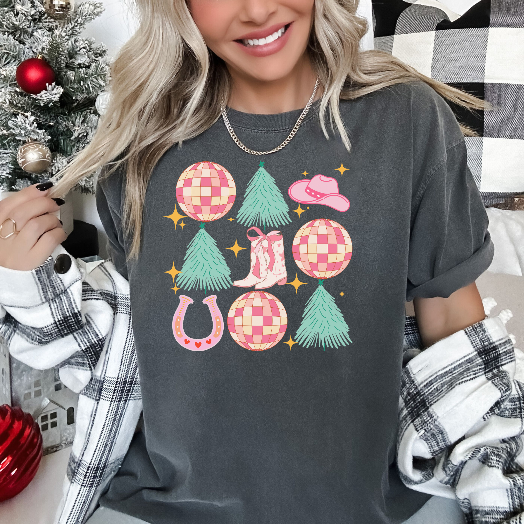 Retro Christmas Disco T-Shirt