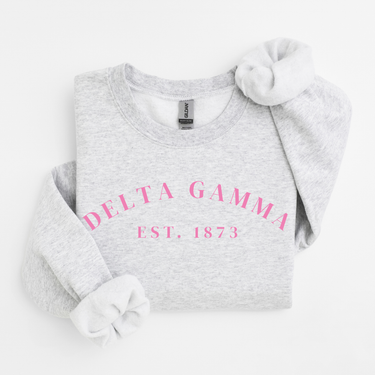 Delta Gamma Pink Established Sweater
