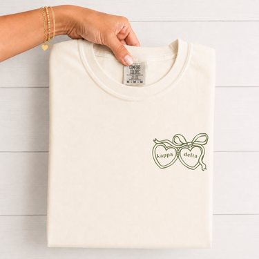 Kappa Delta Heart Locket T-Shirt