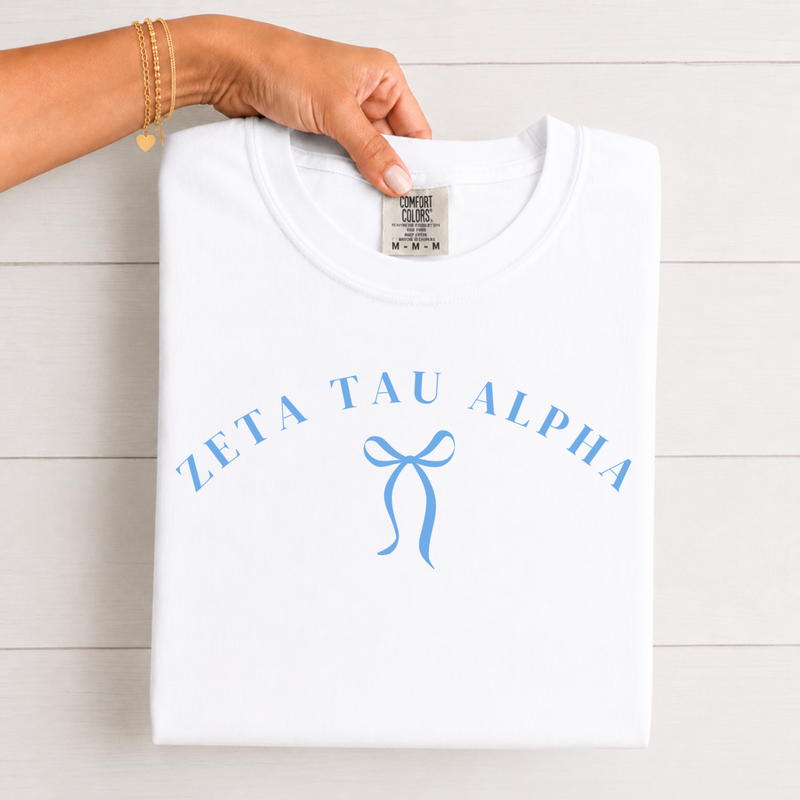 Zeta Tau Alpha Ribbon T-Shirt