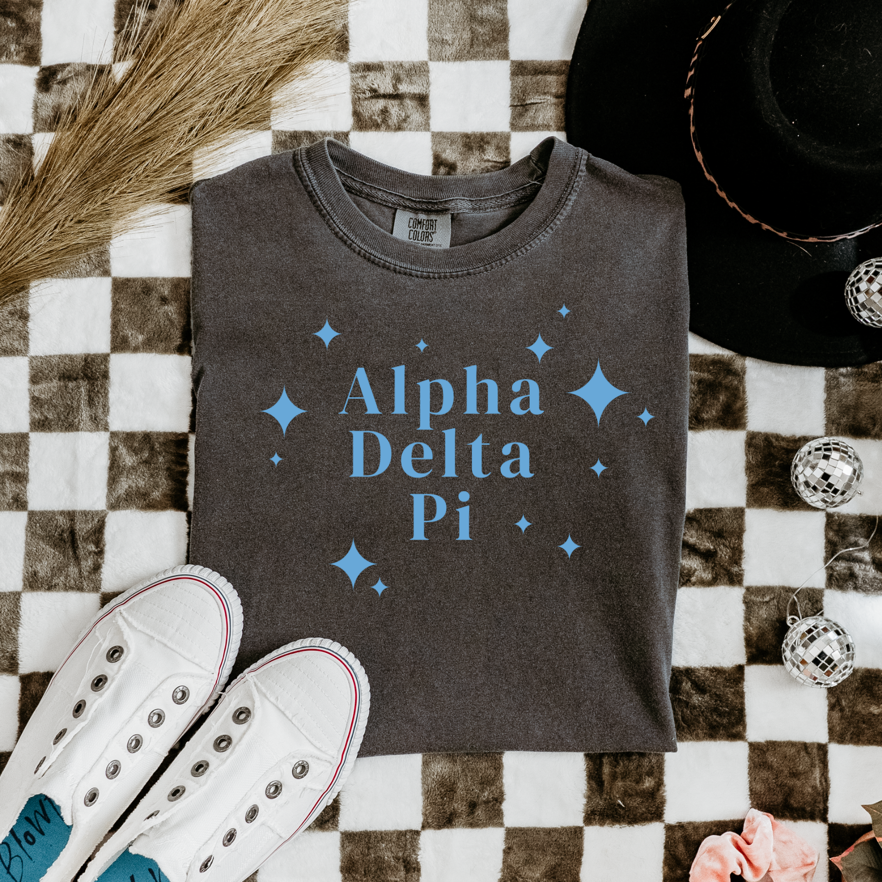 Alpha Delta Pi Blue Stars T-Shirt