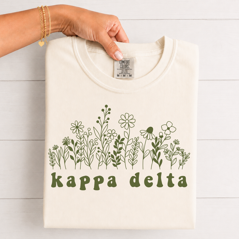 Kappa Delta Flowers T-Shirt