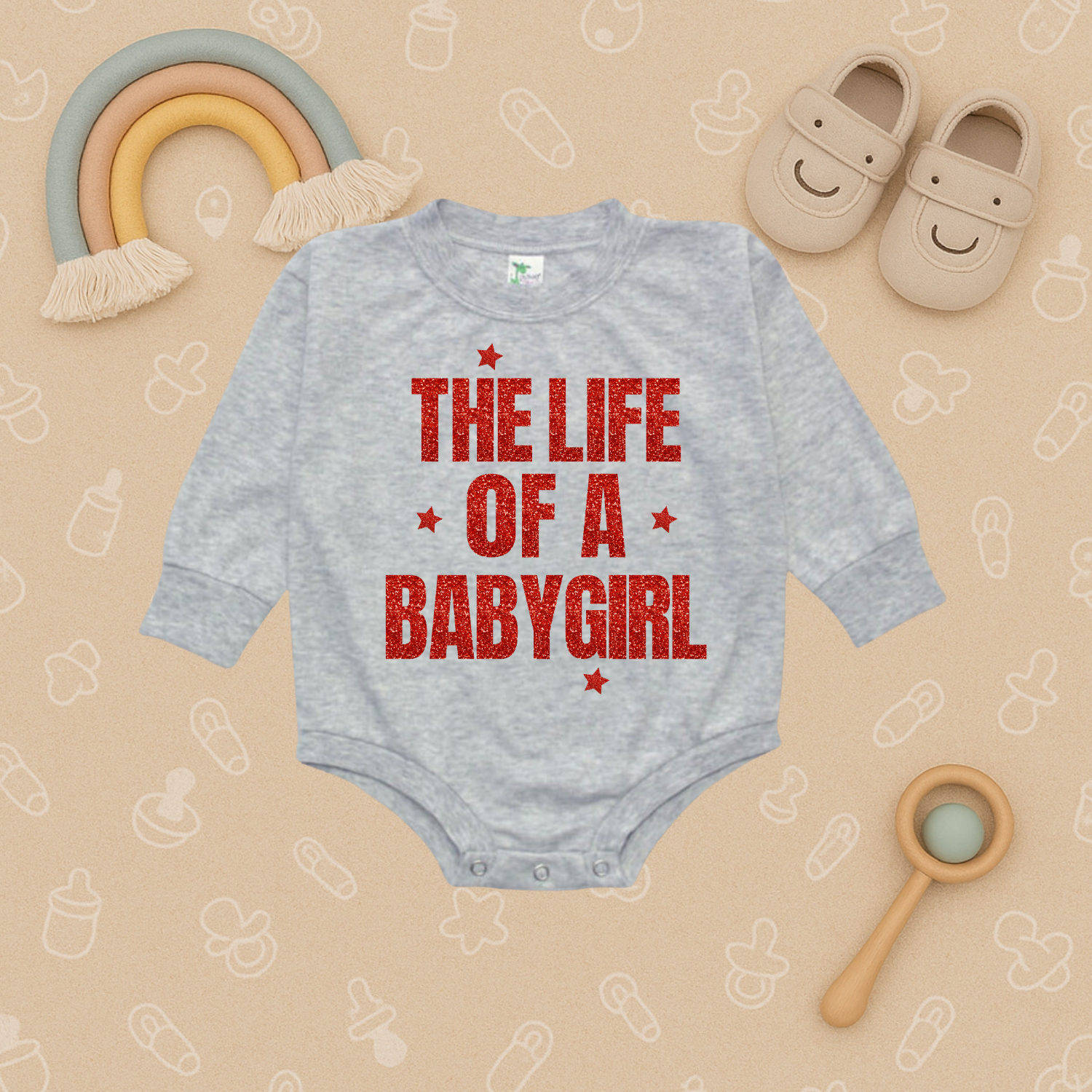 The Life of a Babygirl Bubble Romper