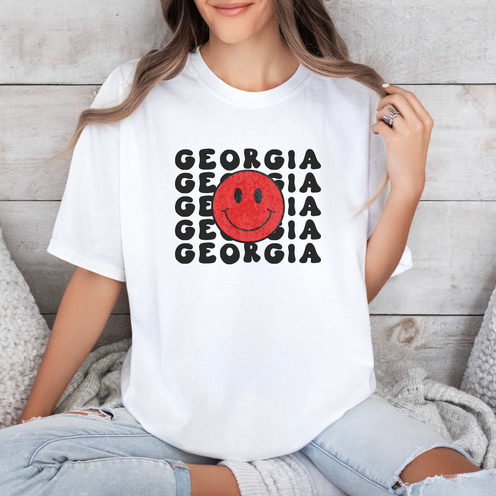 Georgia Smiley Face T-Shirt