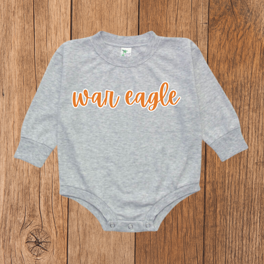 Auburn War Eagle Bubble Romper