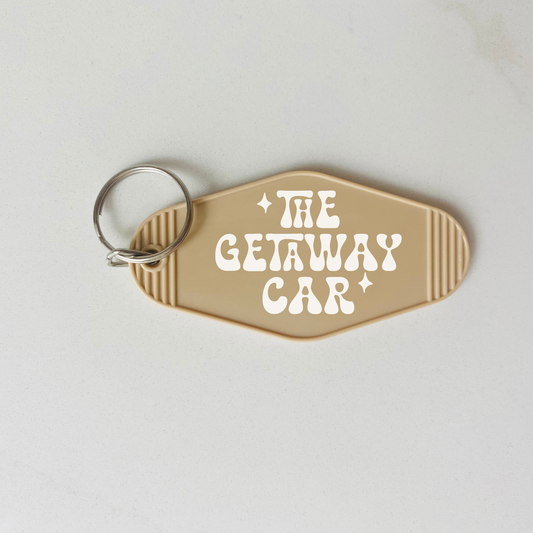 The Getaway Car Motel Keychain