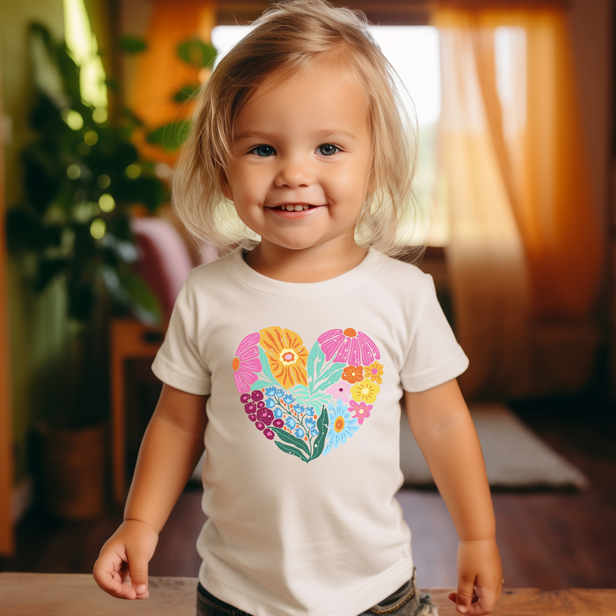 Floral Heart T-Shirt