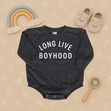 Long Live Boyhood Bubble Romper