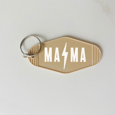 Lightning Mama Motel Keychain with Tassel