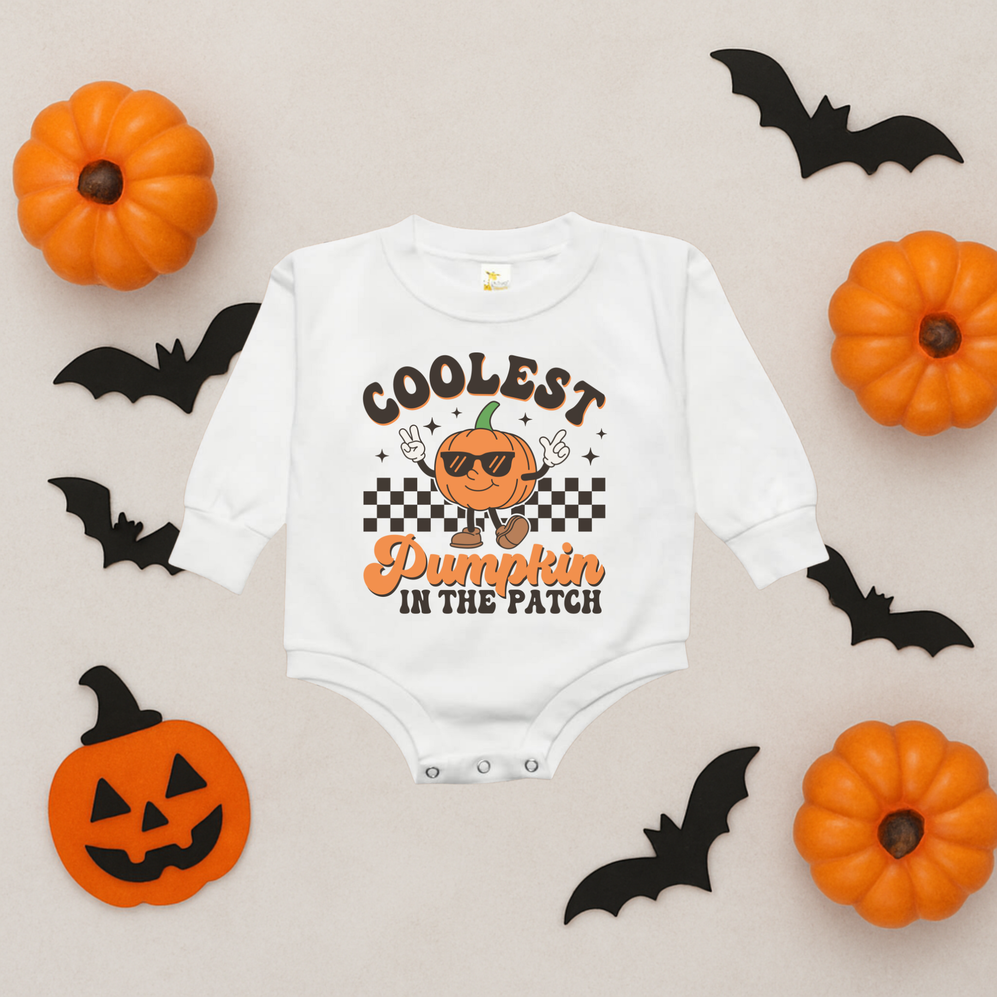 Coolest Pumpkin in the Patch Bubble Romper
