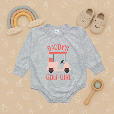 Daddy's Golf Girl Bubble Romper