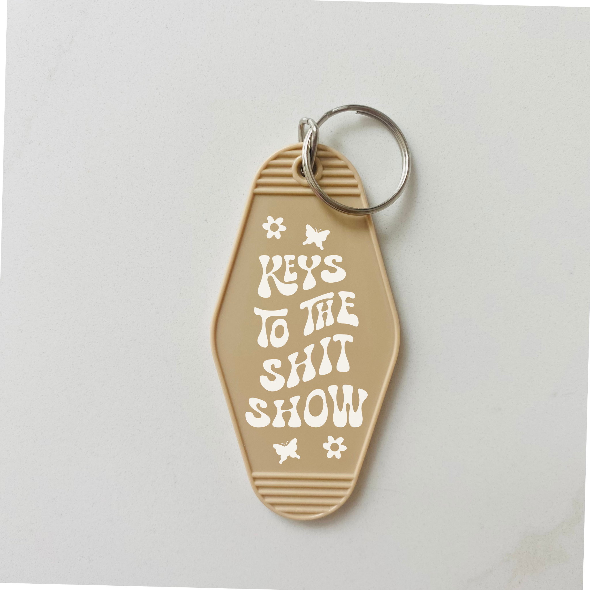 Keys to the Shit Show Motel Keychain