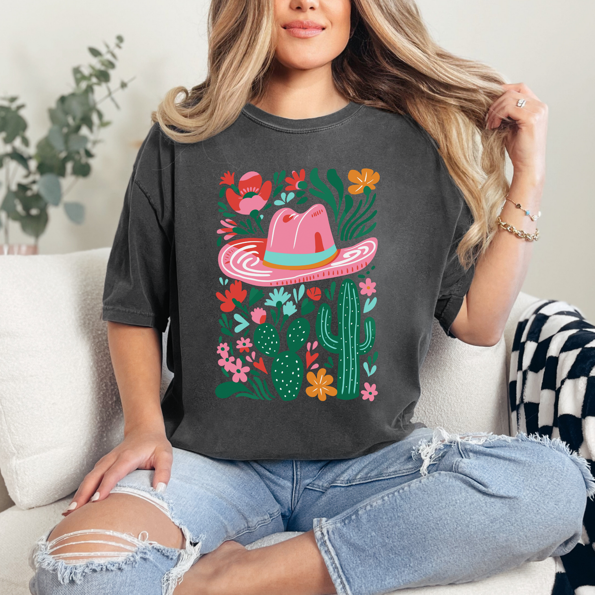 Boho Cowboy Hat T-Shirt