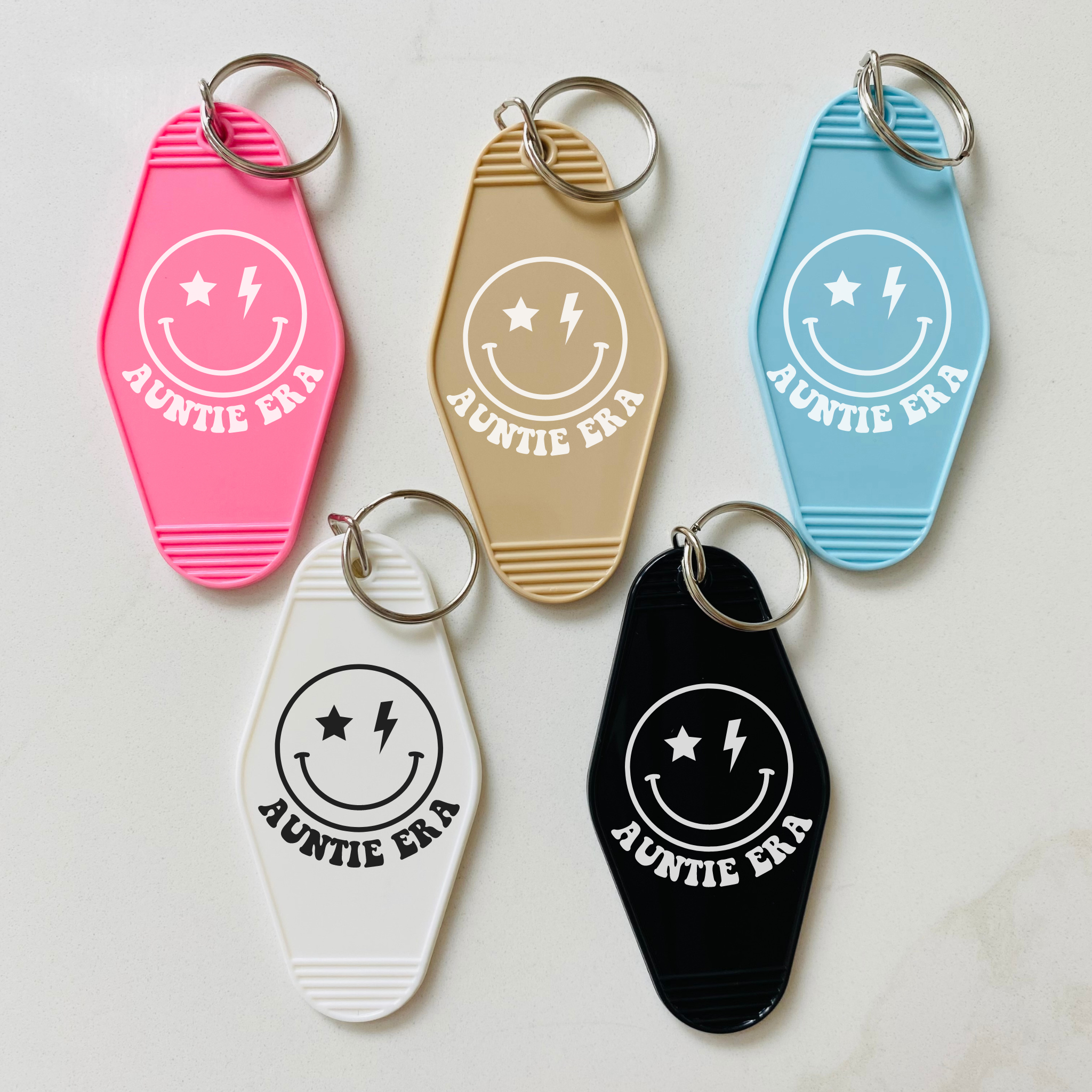 Auntie Era Motel Keychain