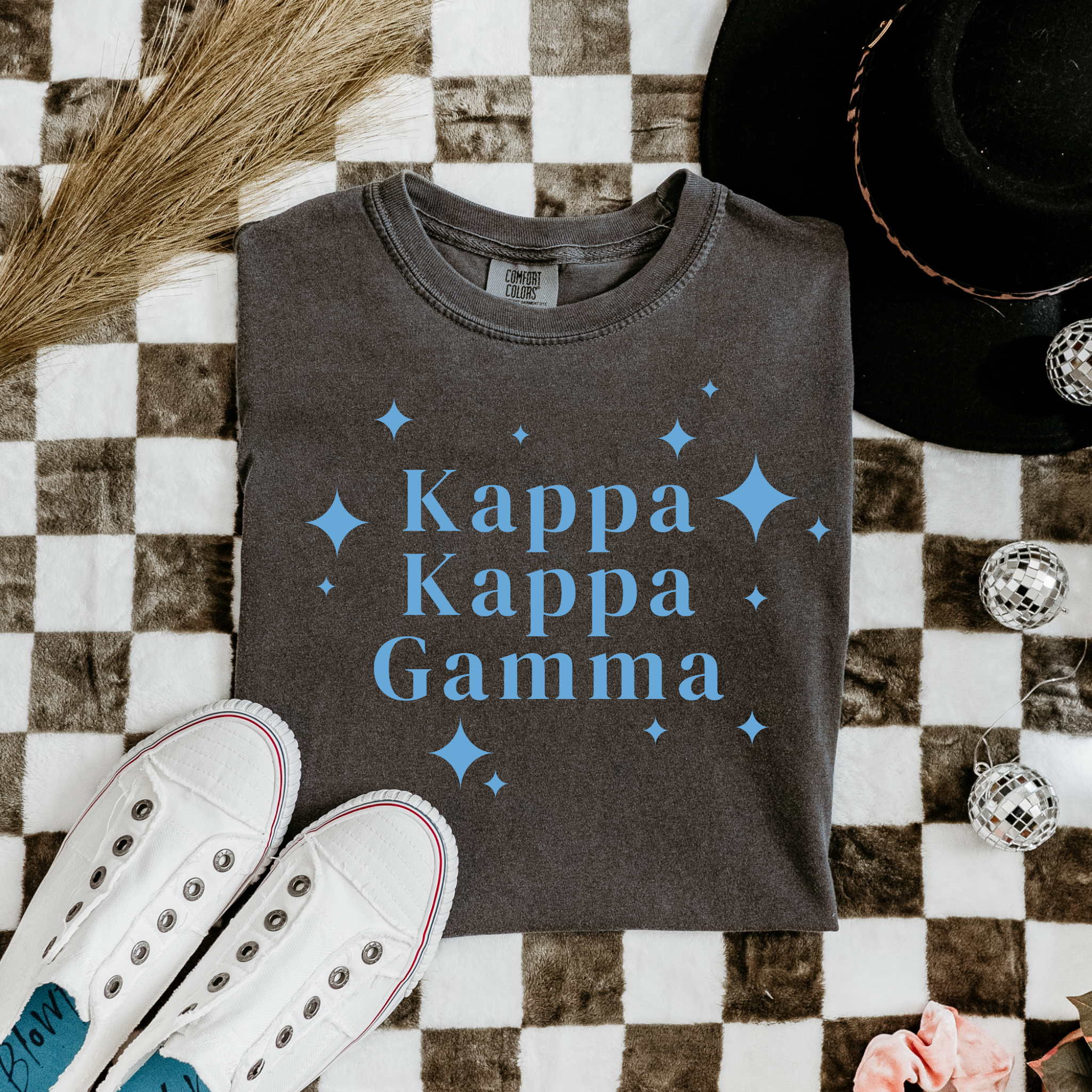 Kappa Kappa Gamma Blue Stars T-Shirt