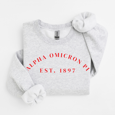 Alpha Omicron Pi Cardinal Established Sweater