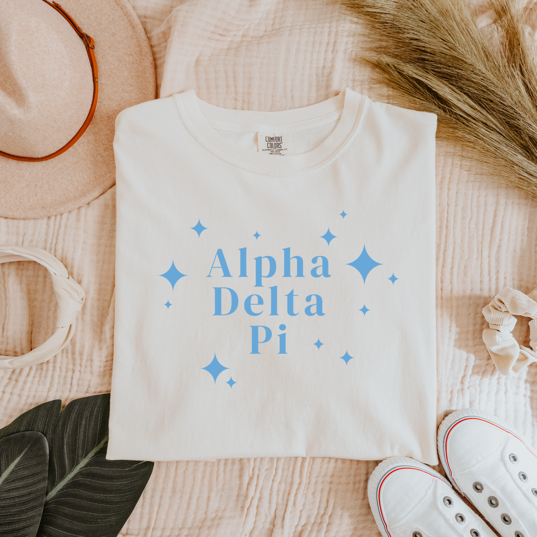 Alpha Delta Pi Blue Stars T-Shirt
