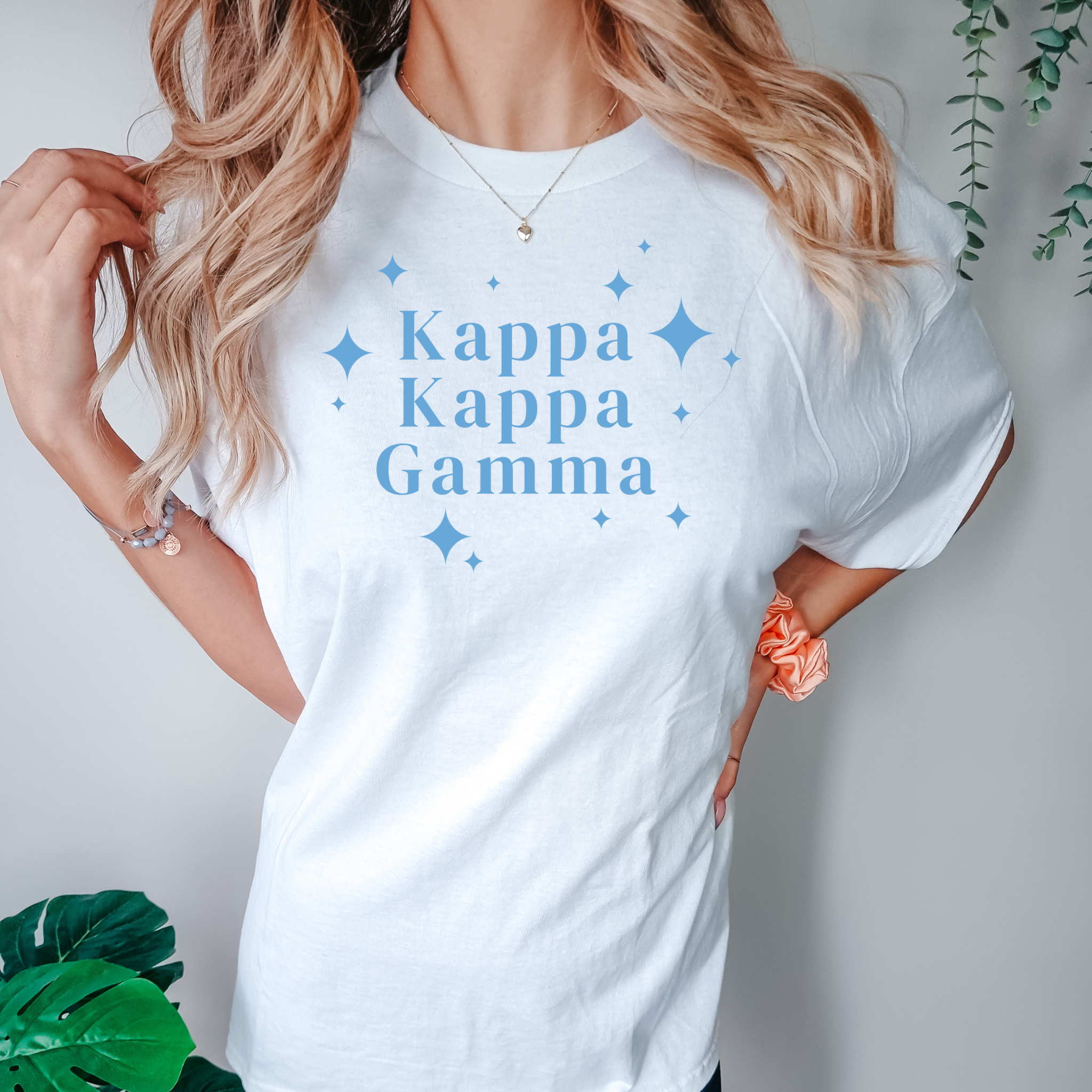 Kappa Kappa Gamma Blue Stars T-Shirt