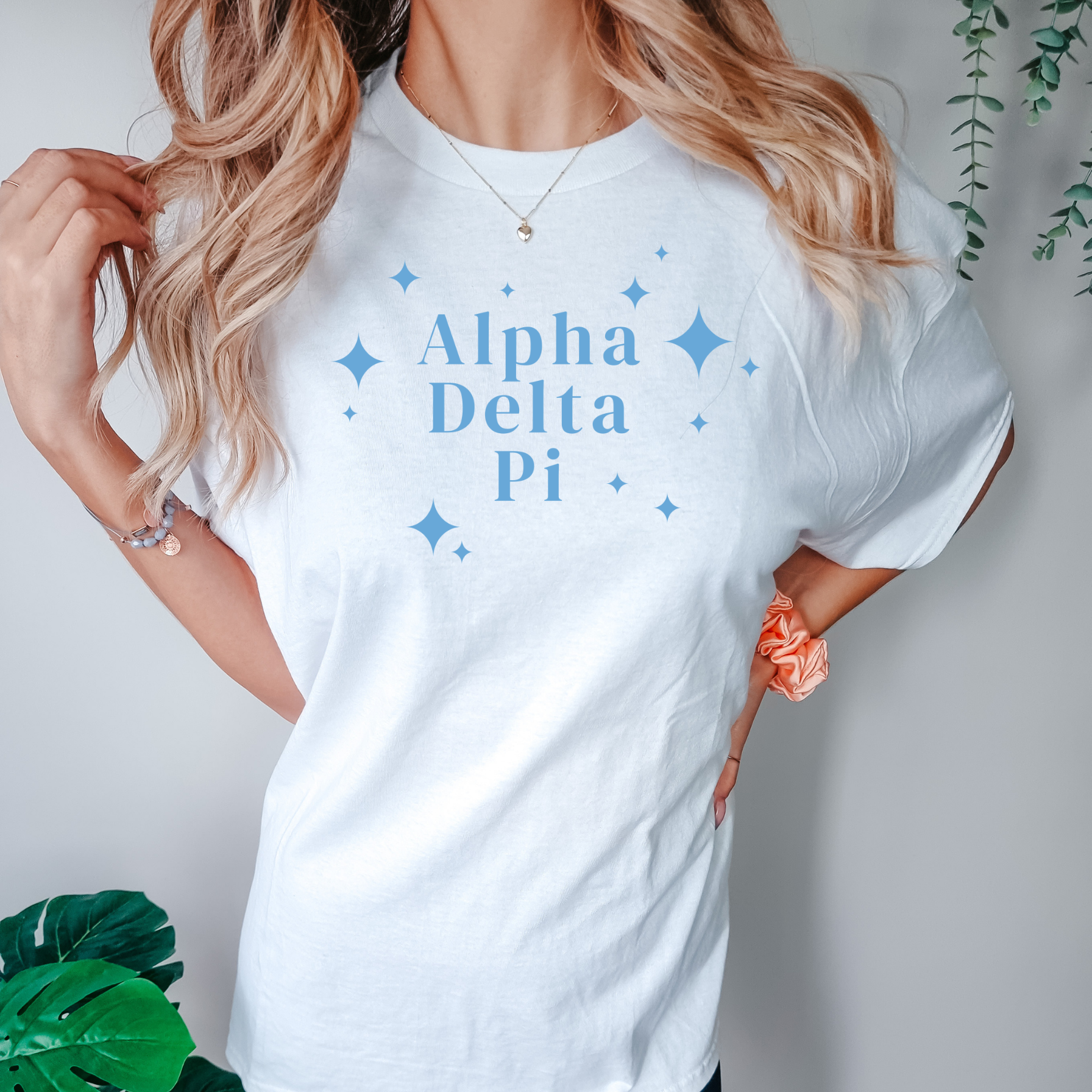 Alpha Delta Pi Blue Stars T-Shirt