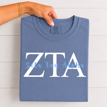 Zeta Tau Alpha Classic Letters T-Shirt