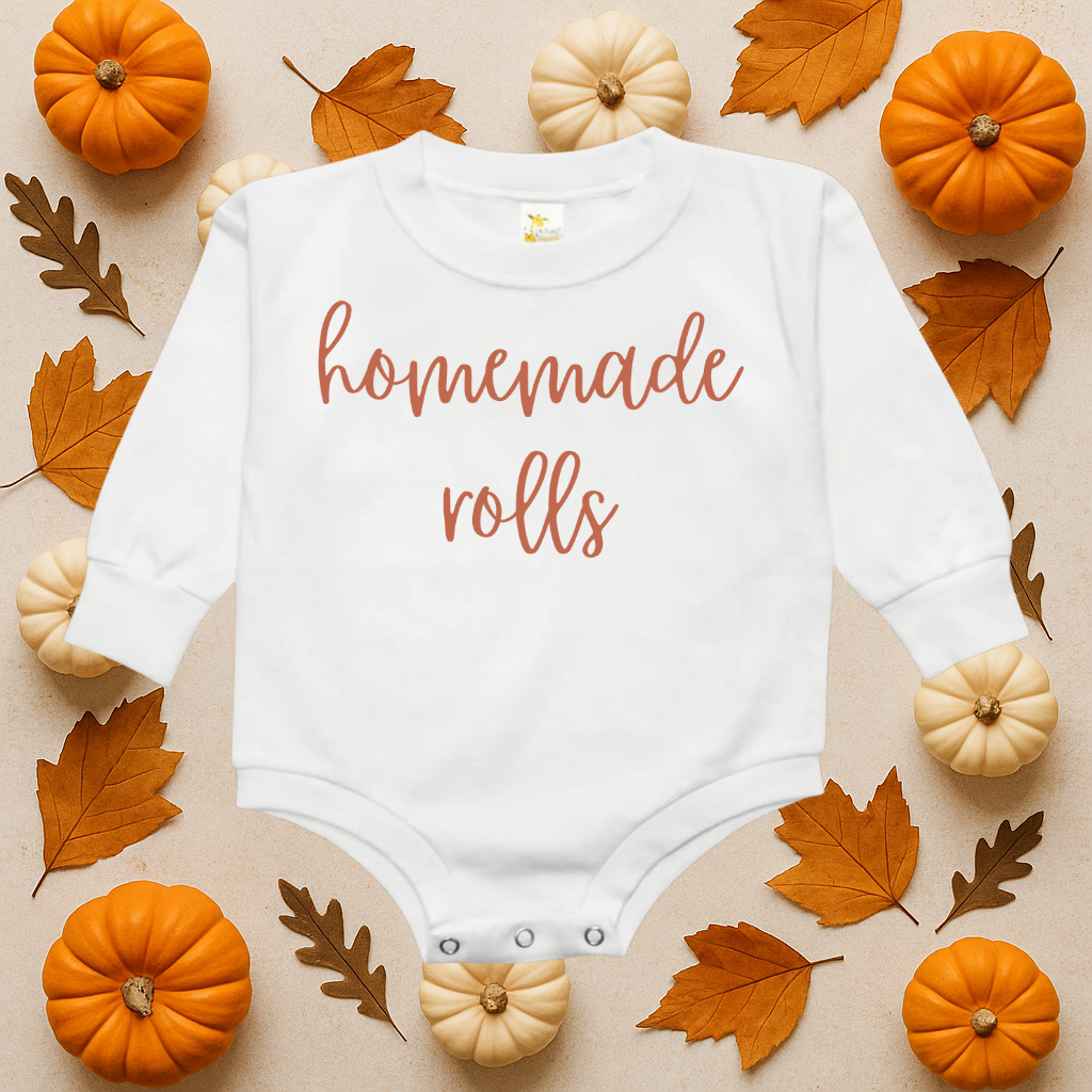 Homemade Rolls Bubble Romper