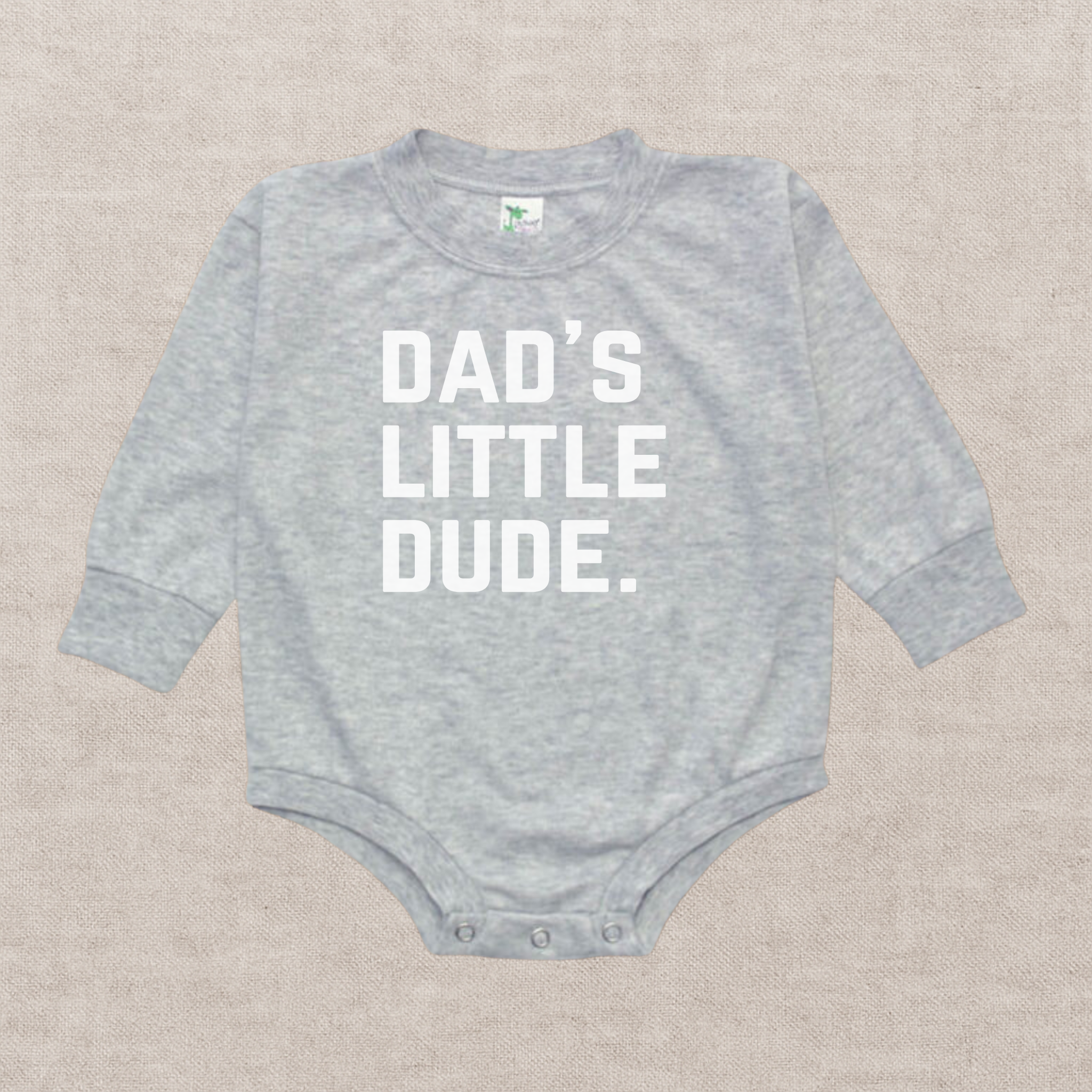 Dad's Little Dude Bubble Romper